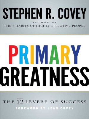 cover image of Primary Greatness